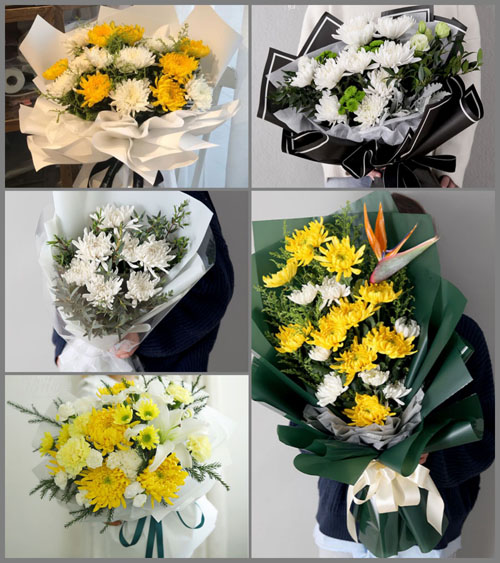 湖北十堰市郧阳区青山镇九里岗村白事花束代送
